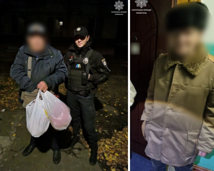 У Кременчуці небайдужі жителі допомогли двом літнім людям, які загубилися