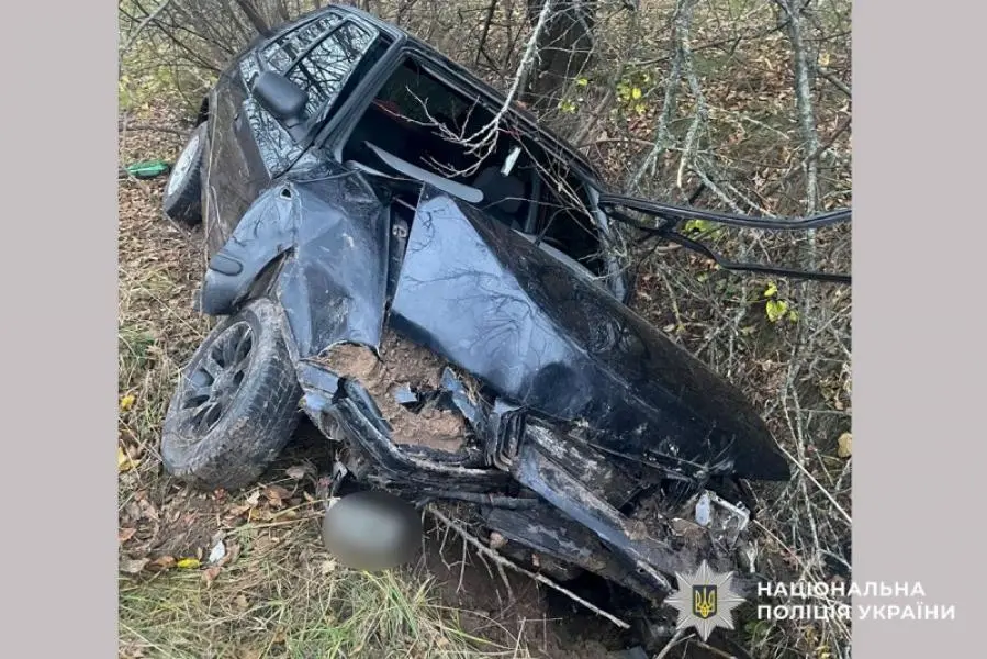 На трасі Полтава–Олександрія Skoda з’їхала з дороги: постраждав пасажир
