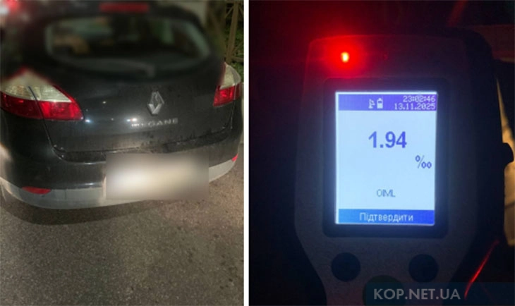 У Кременчуці затримали водія з підробленими документами