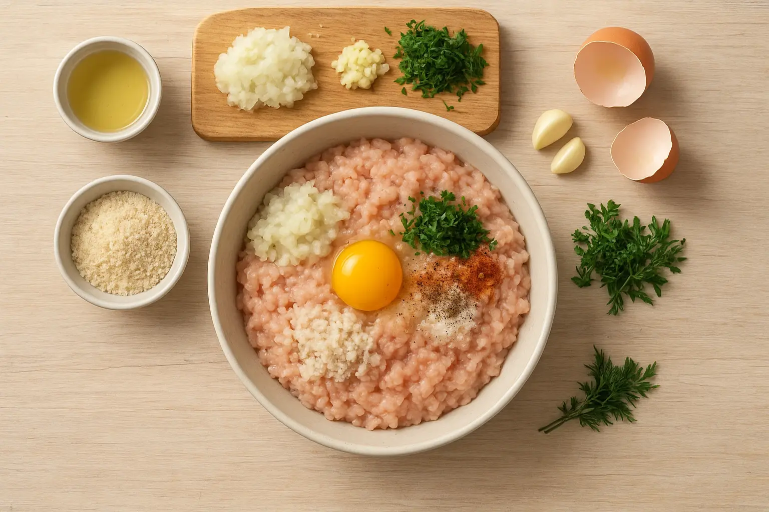 Як приготувати котлети з курячого фаршу