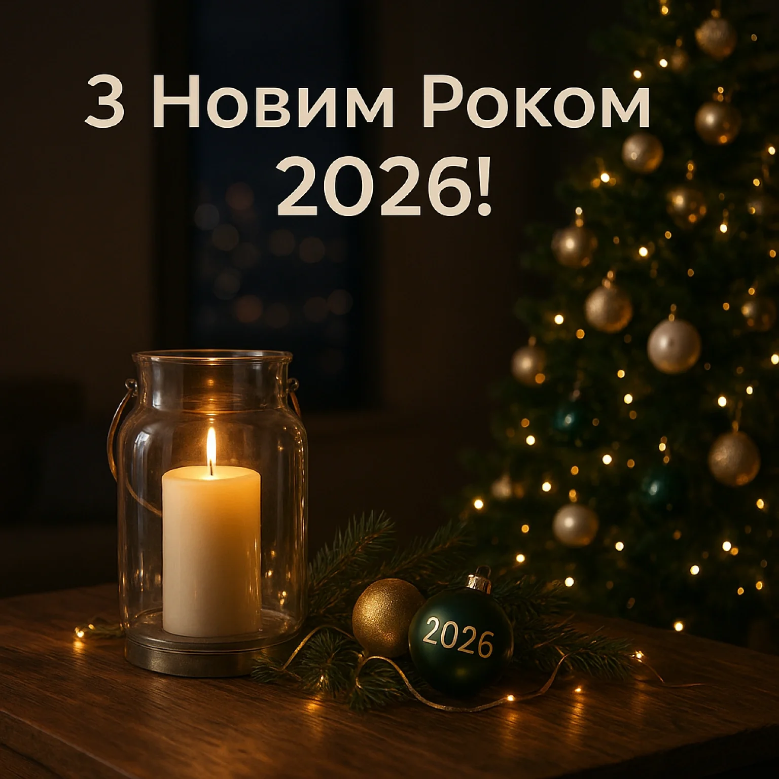 Привітання з новим роком 2026