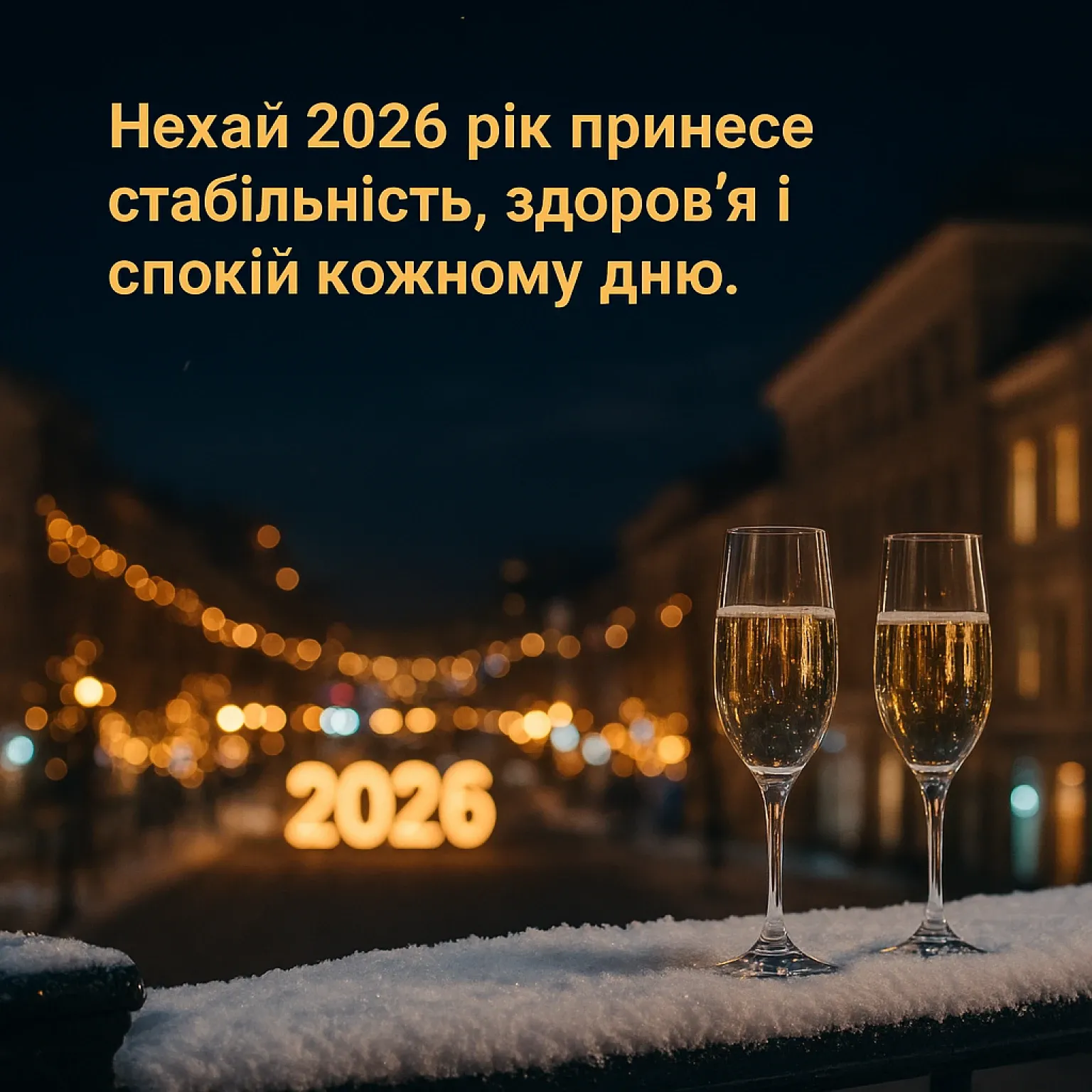 Привітання з новим роком 2026