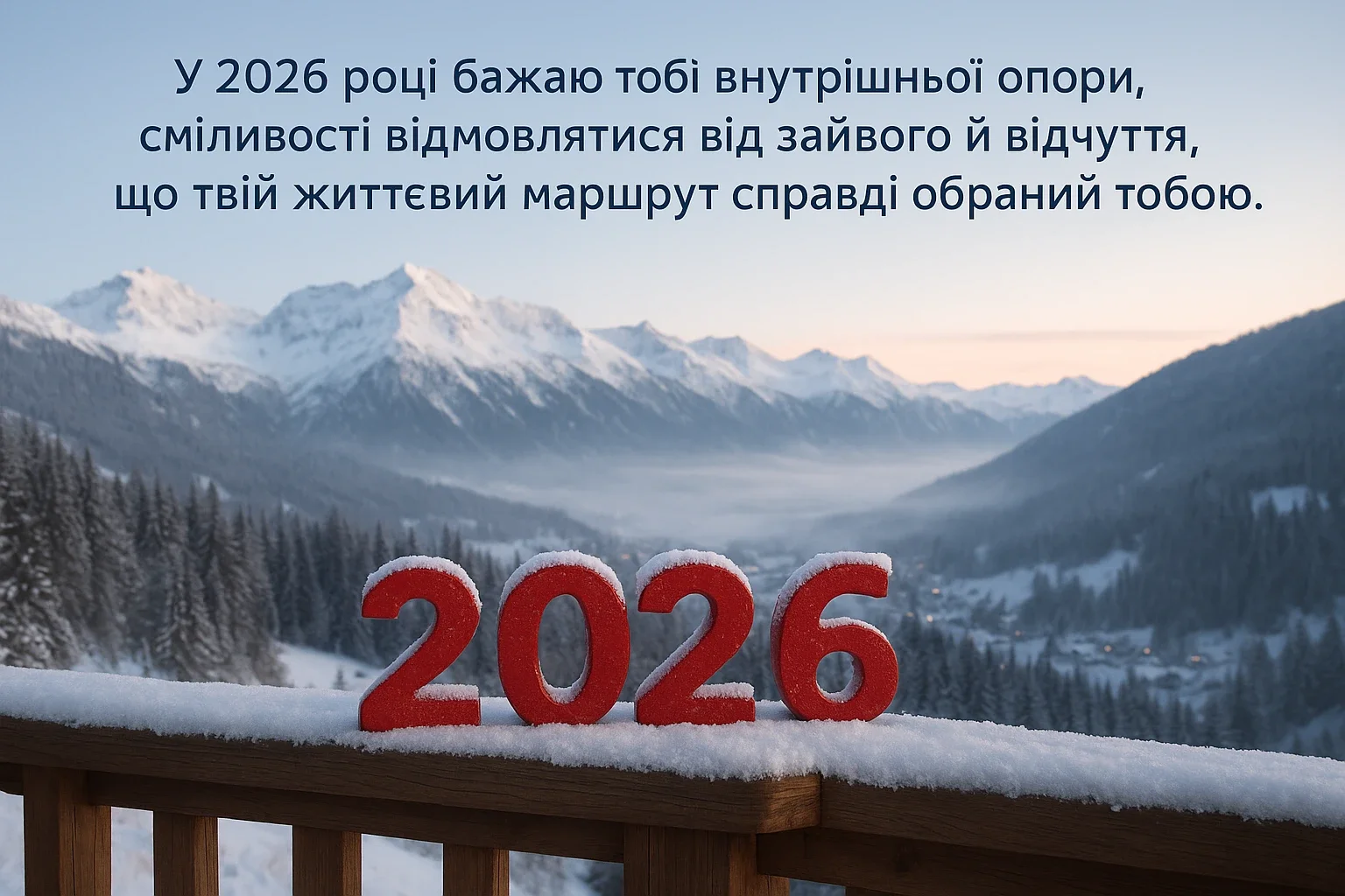 Привітання з новим роком 2026