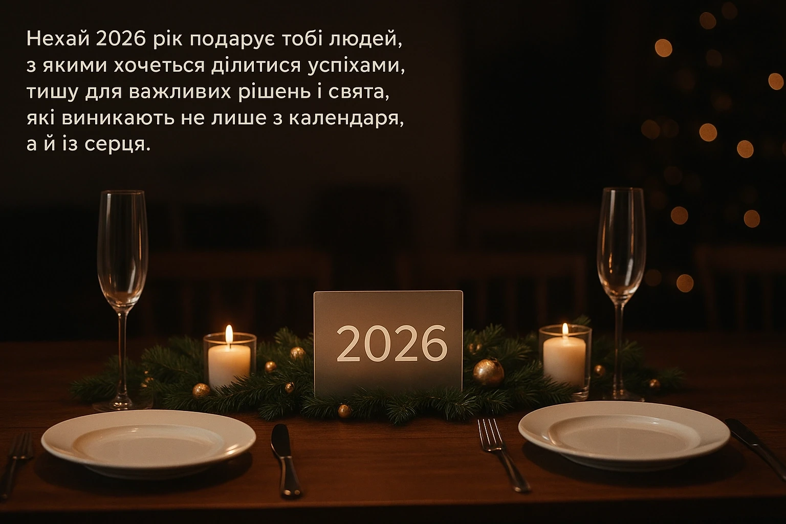 Привітання з новим роком 2026