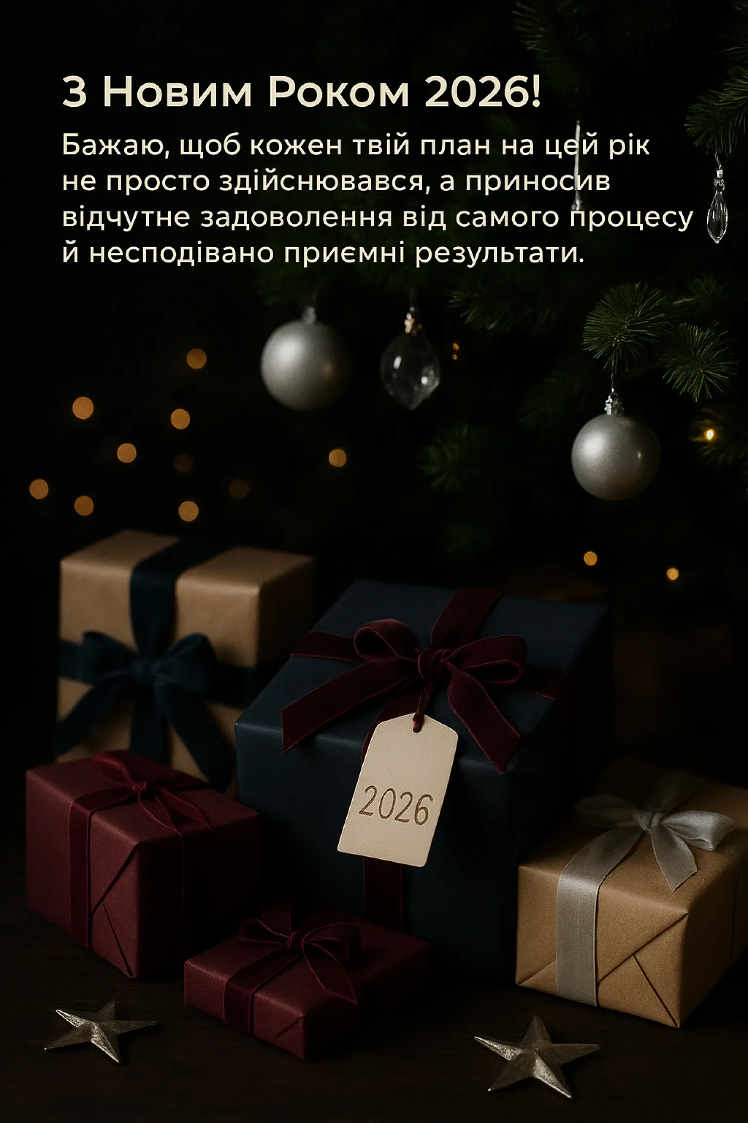 Привітання з новим роком 2026