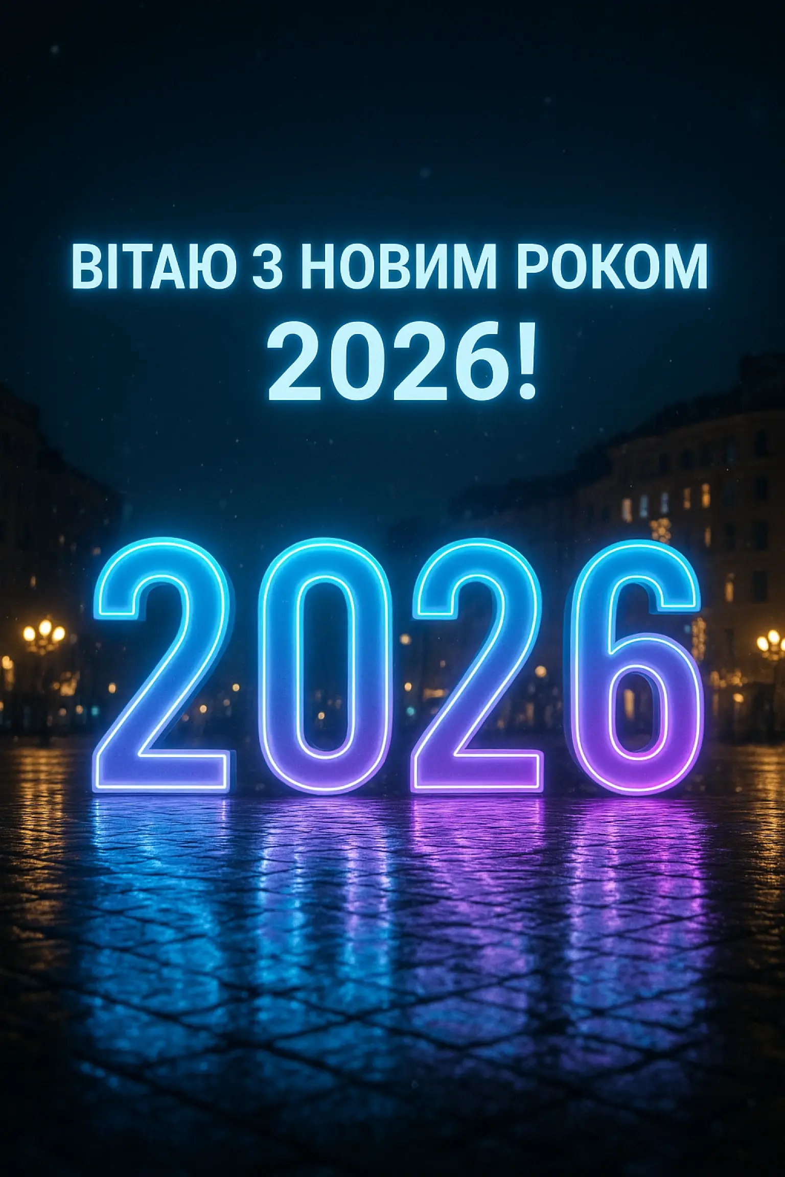 Привітання з новим роком 2026