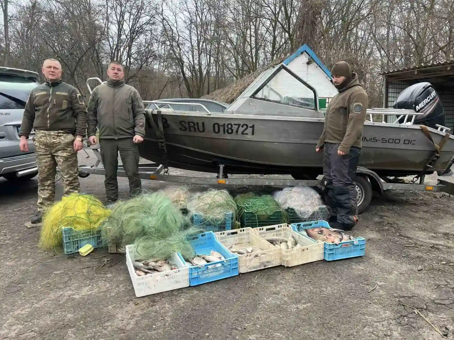 Екологи вилучили понад кілометр браконьєрських сіток у Кременчуцькому водосховищі