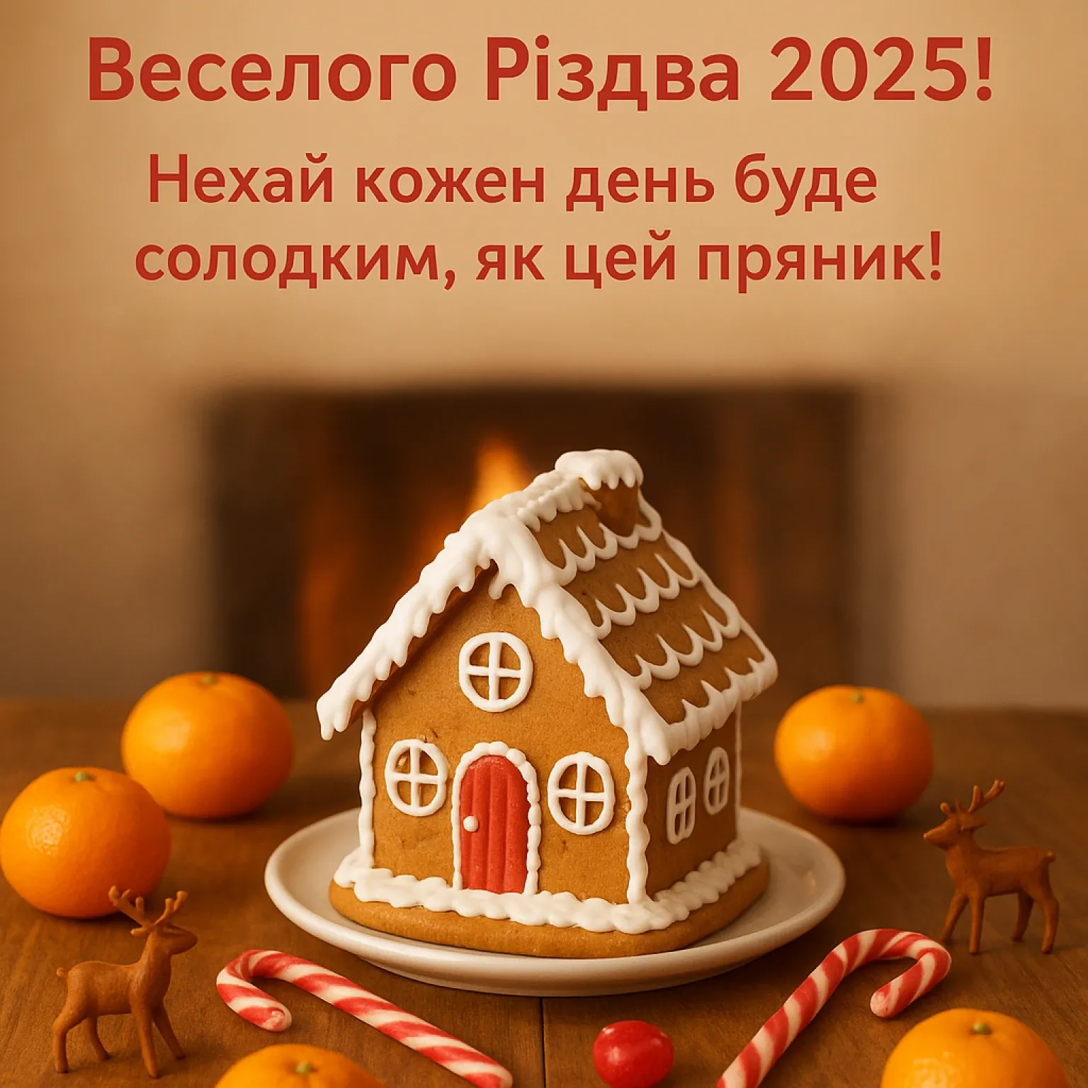 Привітання з різдвом 2025