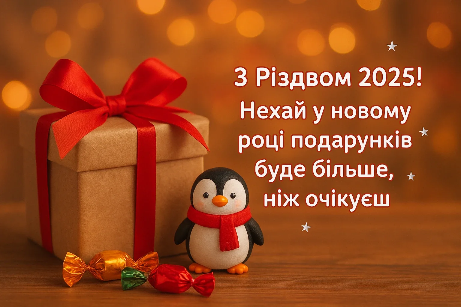 Привітання з різдвом 2025