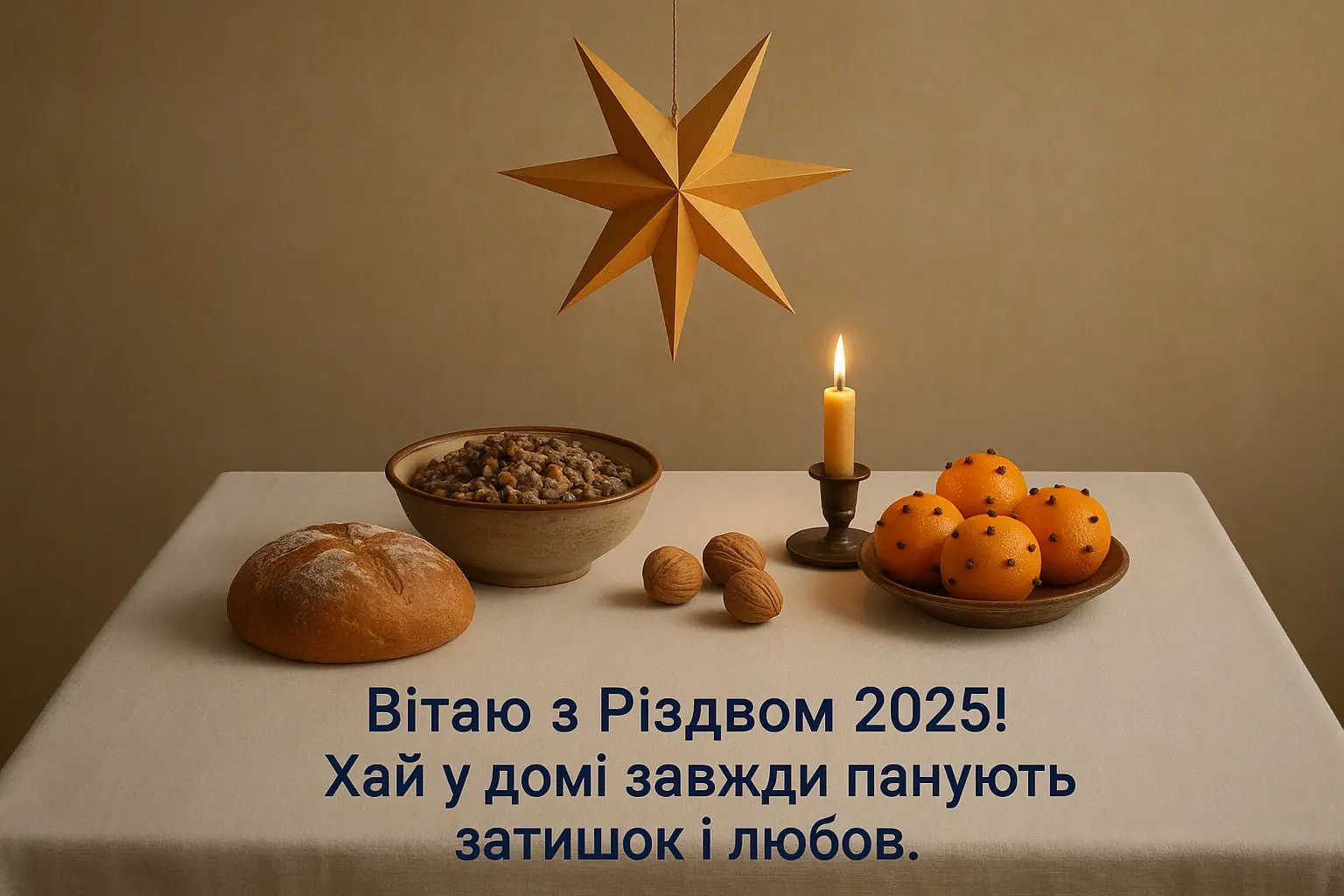 Привітання з різдвом 2025