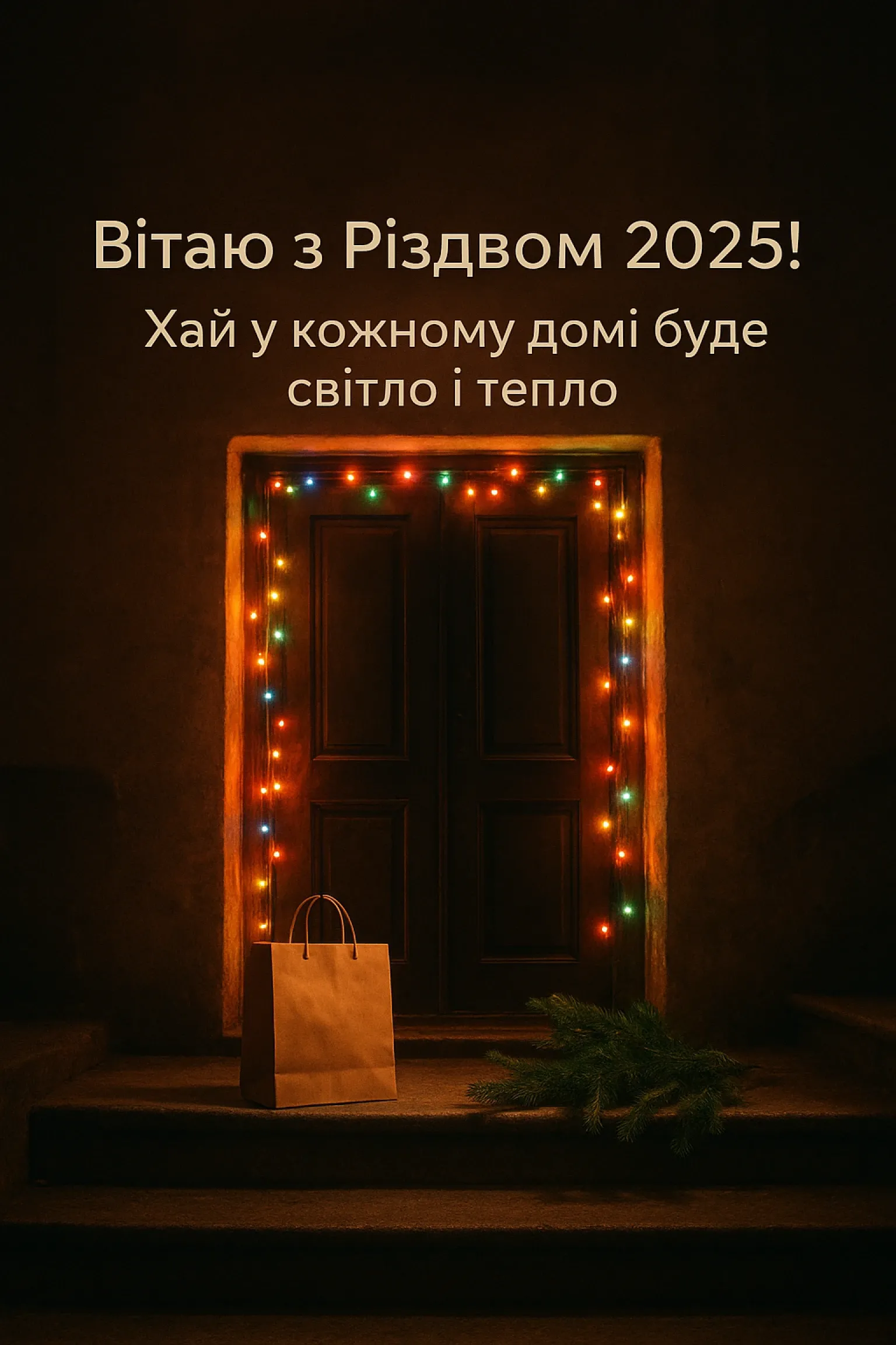 Привітання з різдвом 2025