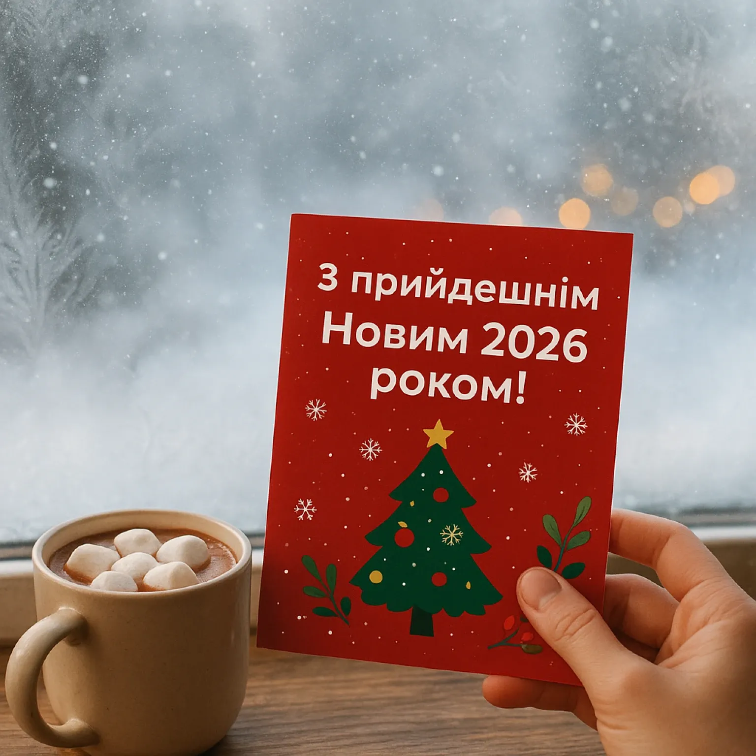 Привітання з прийдешнім новим роком 2026