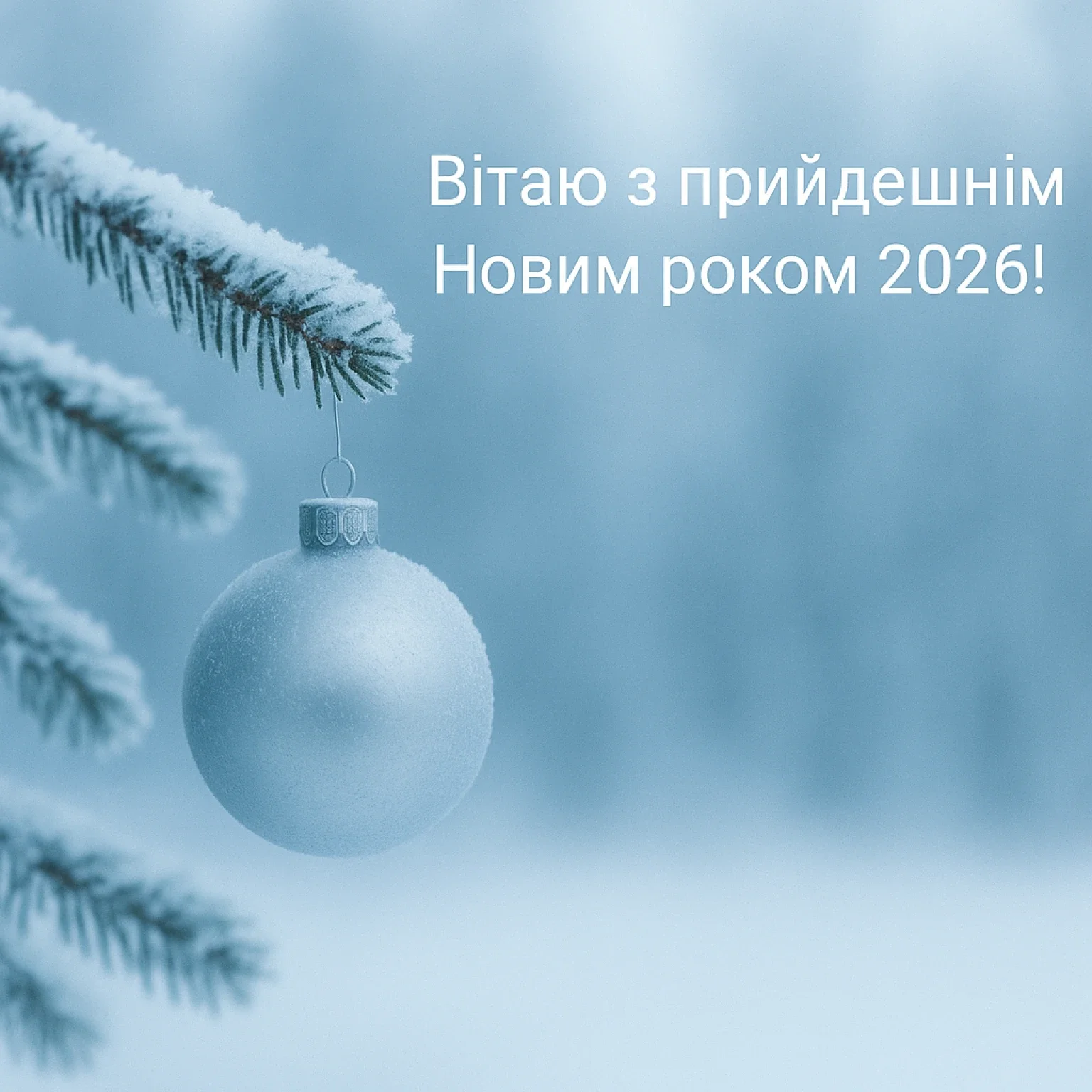 Привітання з прийдешнім новим роком 2026
