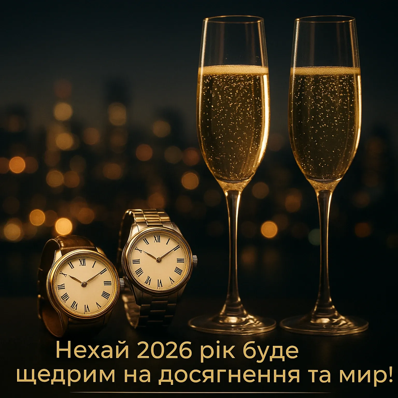 Привітання з прийдешнім новим роком 2026