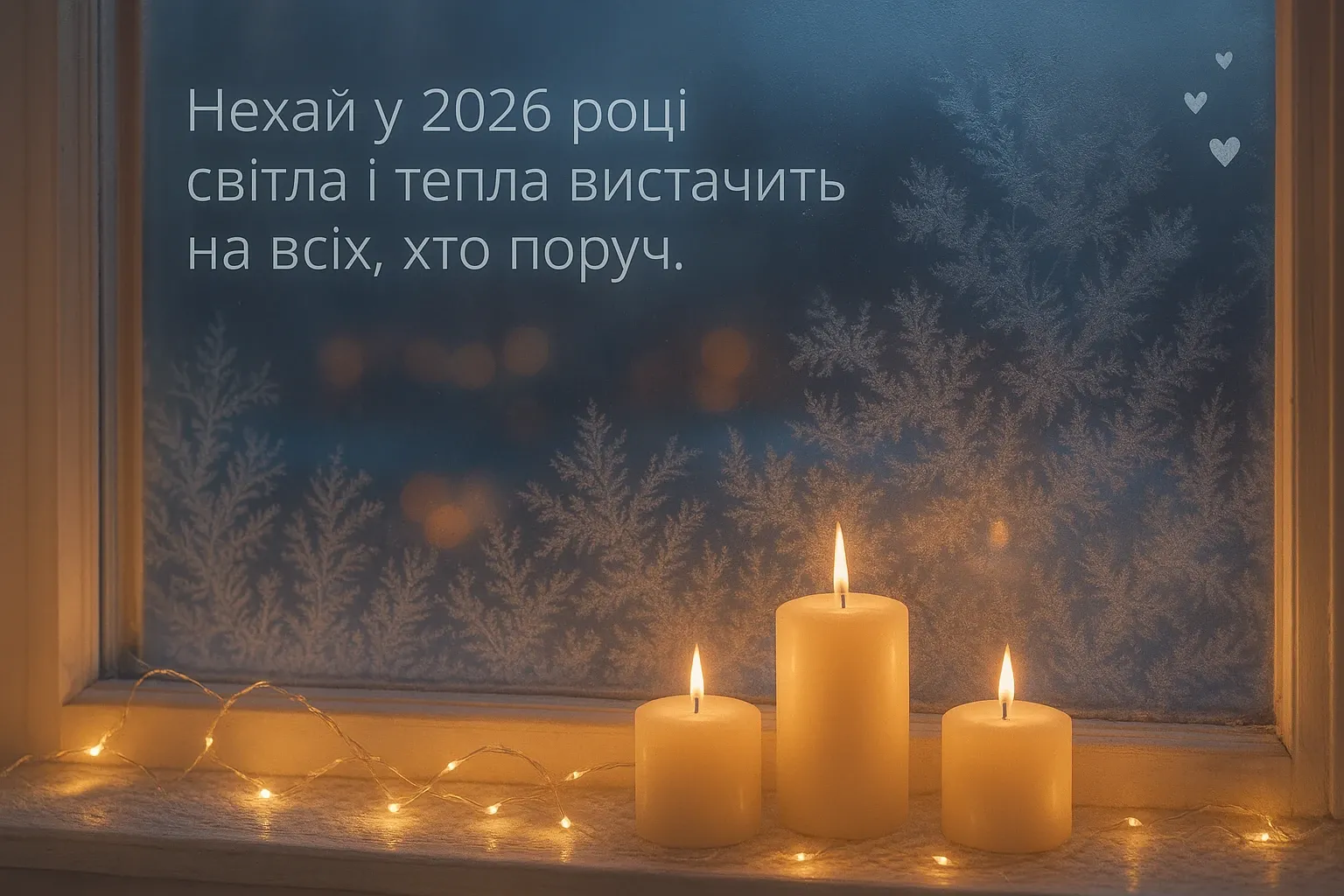 Привітання з прийдешнім новим роком 2026