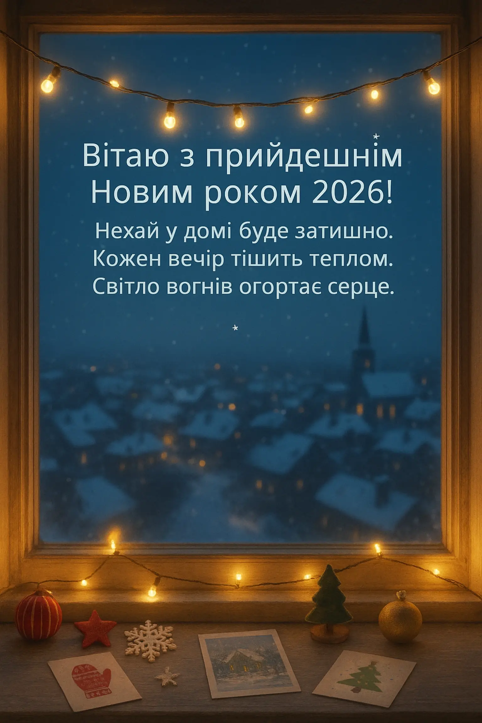 Привітання з прийдешнім новим роком 2026