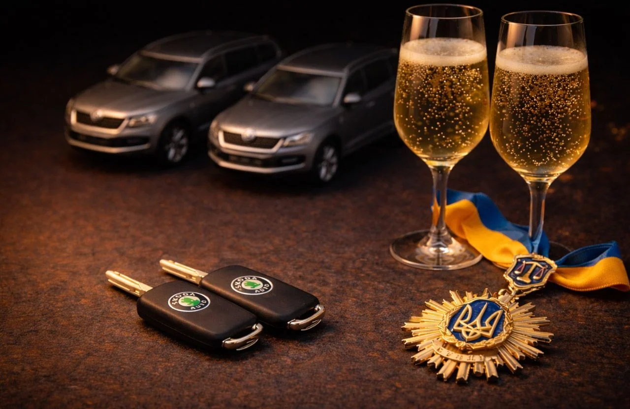 Полтава передає два автомобілі Skoda Kodiaq судовій адміністрації