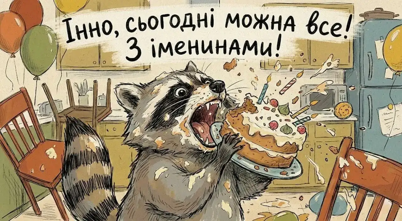 Привітання з днем ангела для Інни