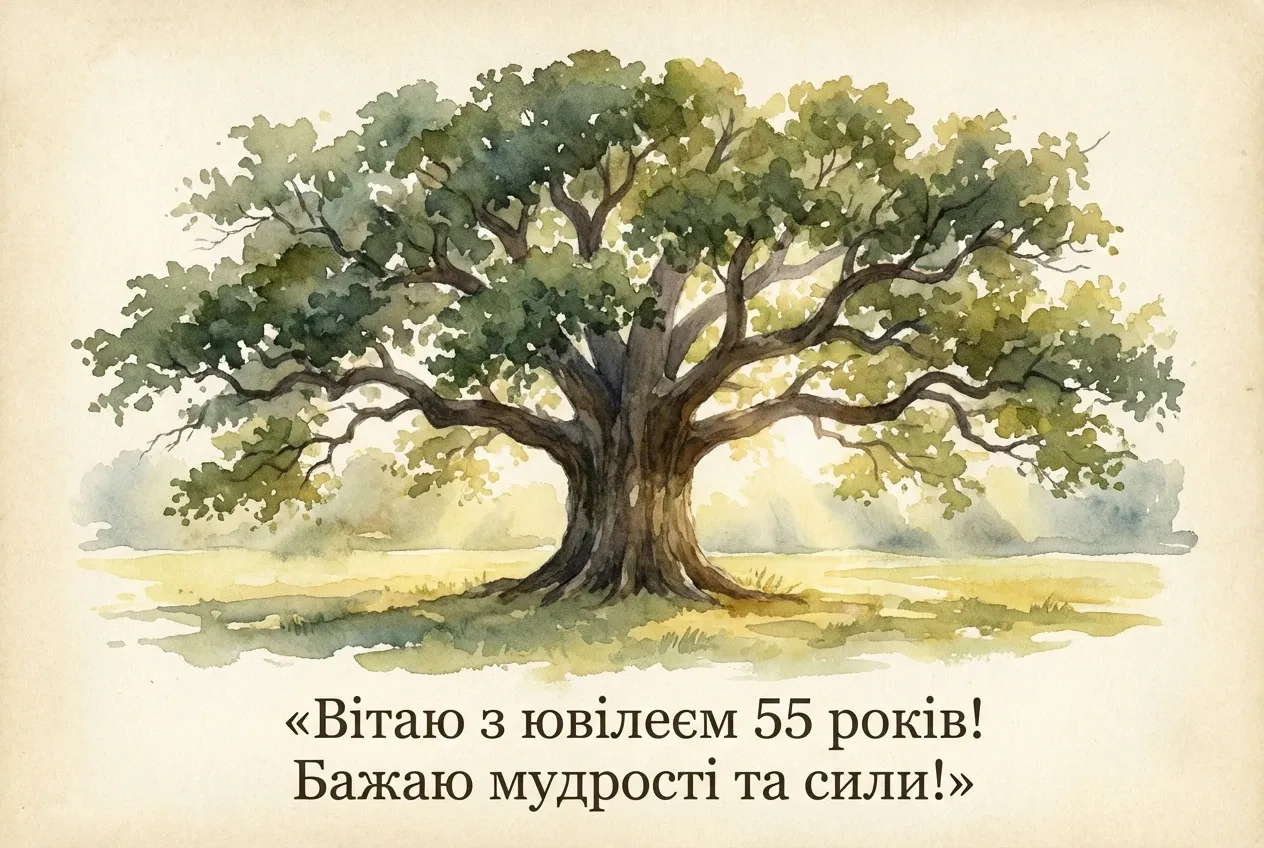 з ювілеєм 55 років