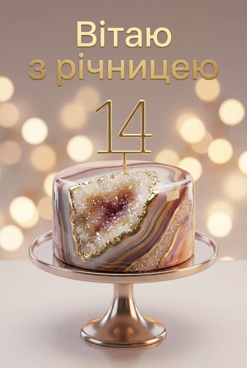 весілля 14 років