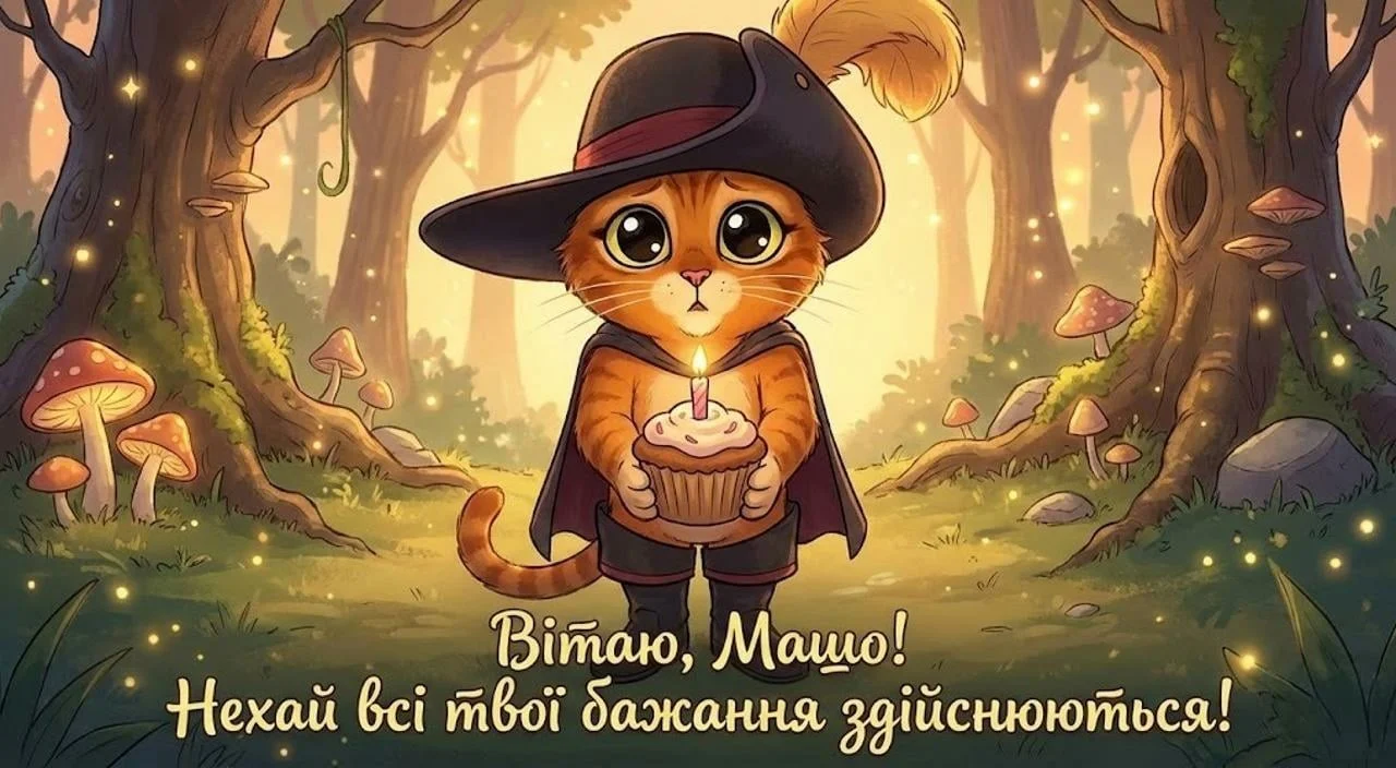 Картинки та привітання українською з днем народження для Маші