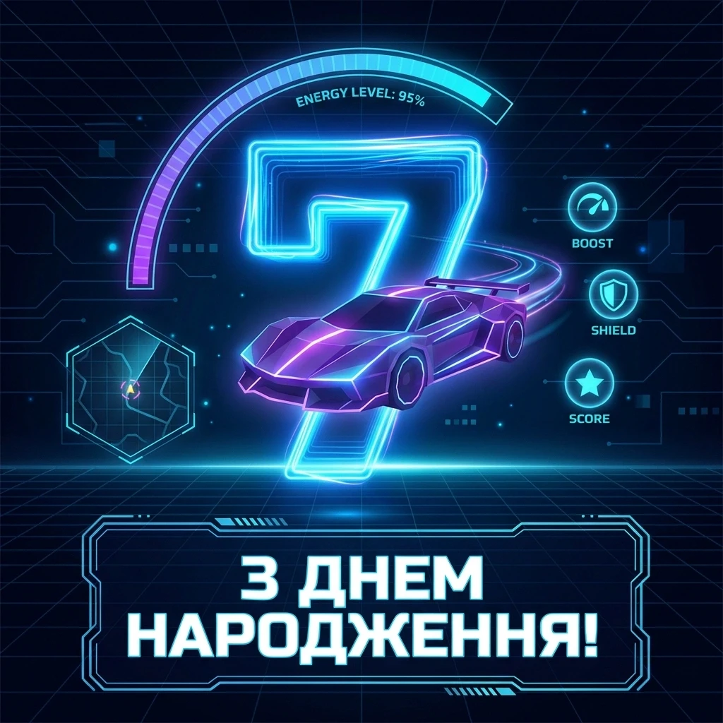 з днем народження хлопчику 7 років