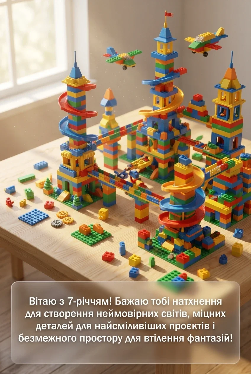 з днем народження хлопчику 7 років