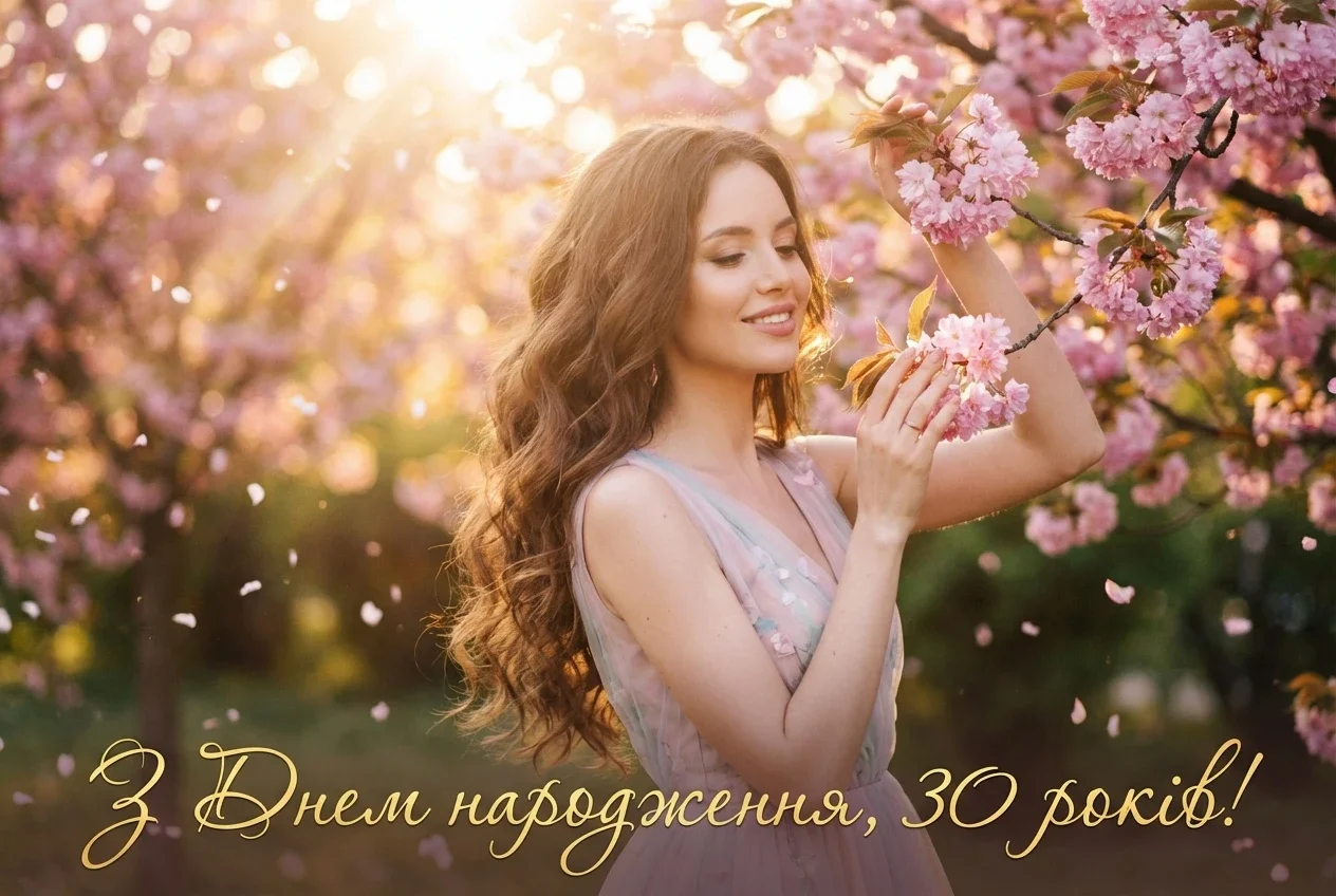 картинки з ювілеєм 30 років жінці