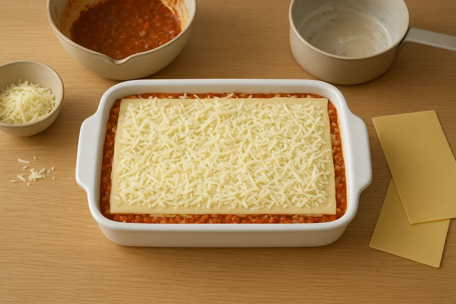 лазанья дома