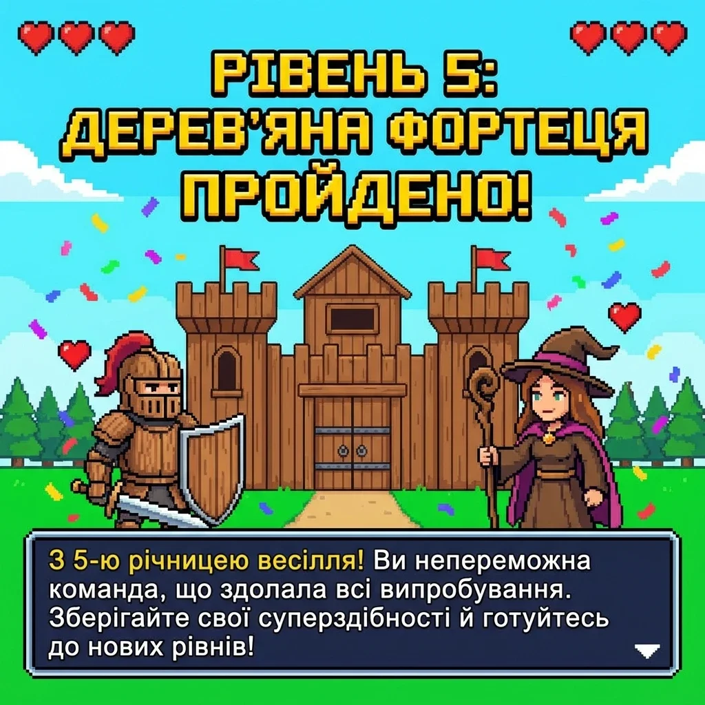 прикольні привітання з річницею весілля 5 років