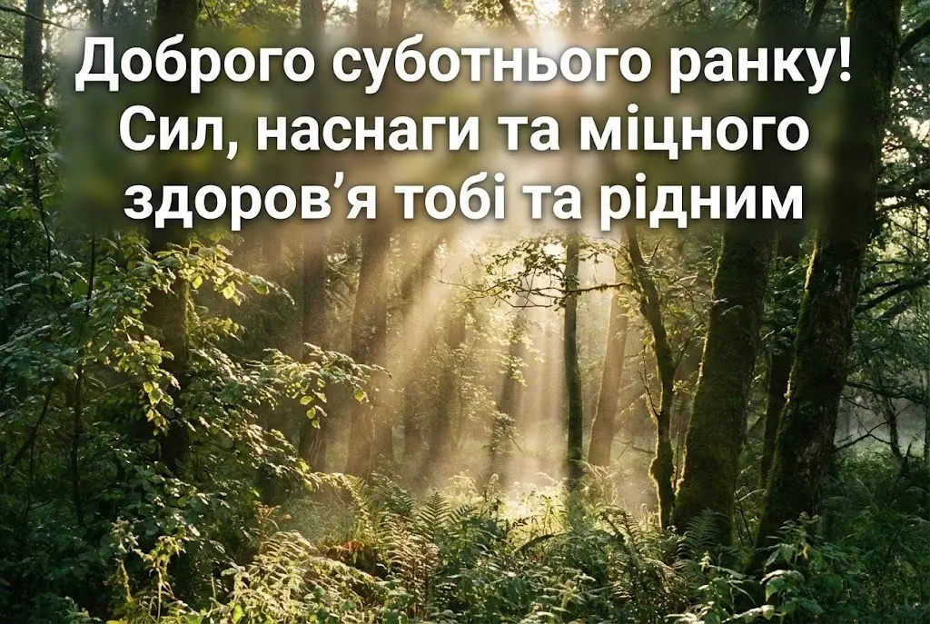 Доброго суботнього ранку: картинки українською для затишного та радісного вихідного