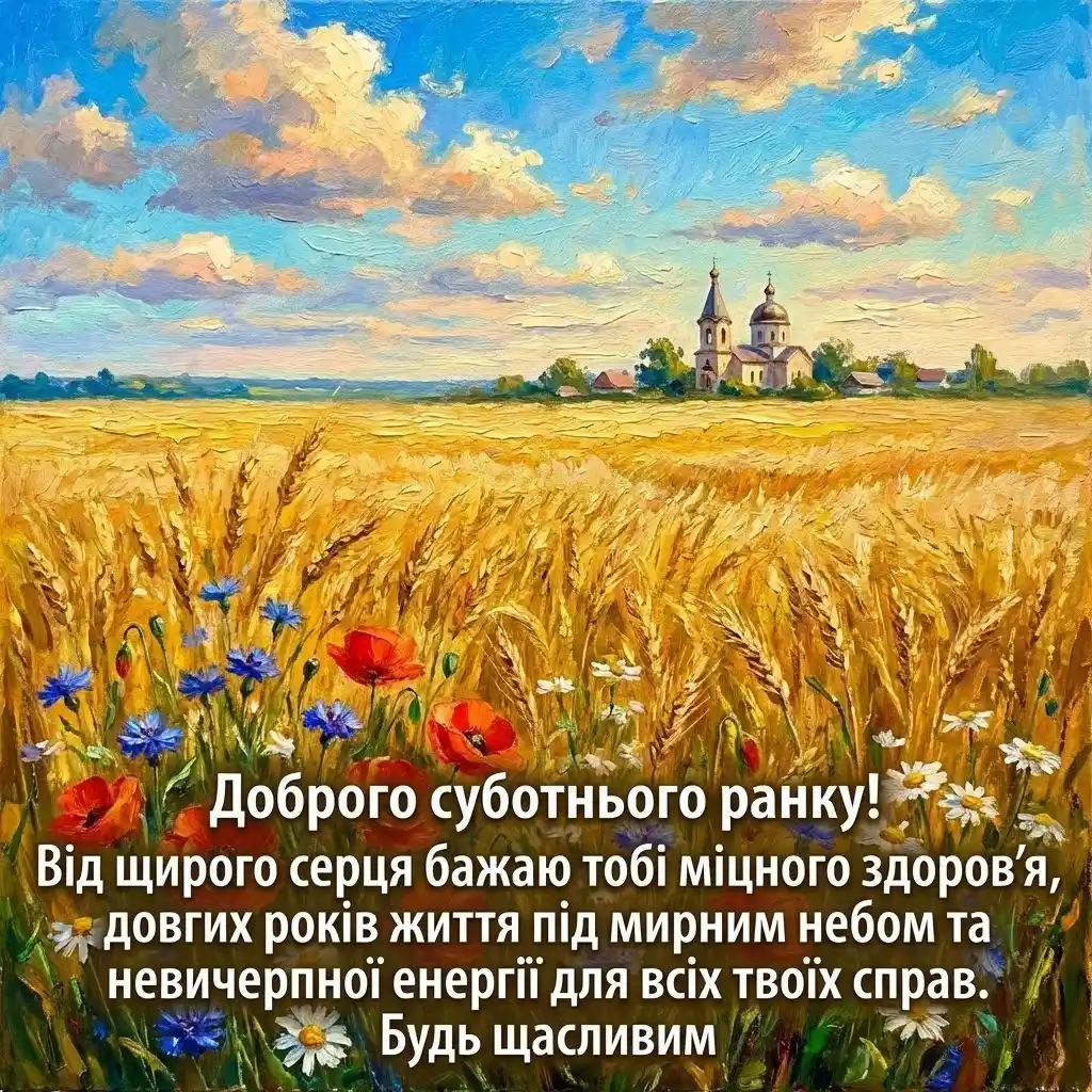 Доброго суботнього ранку: картинки українською для затишного та радісного вихідного