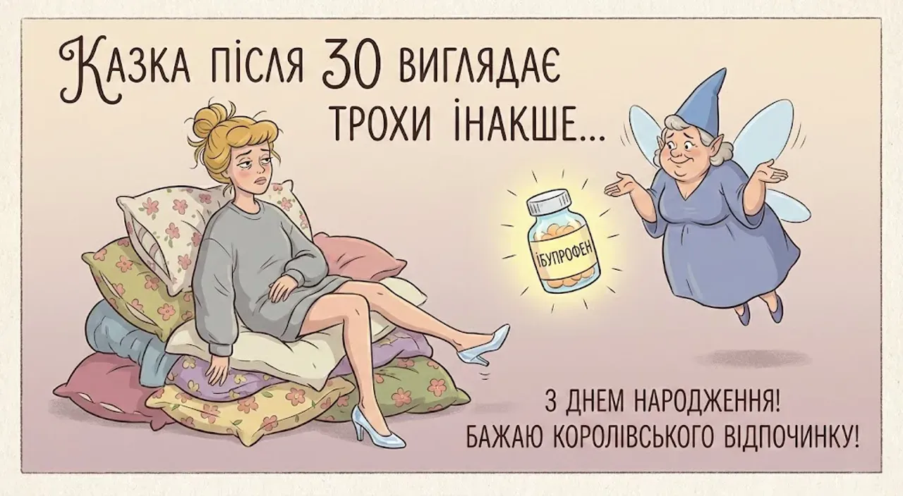 Картинки з ювілеєм на 30 років для жінки: добірка привітань