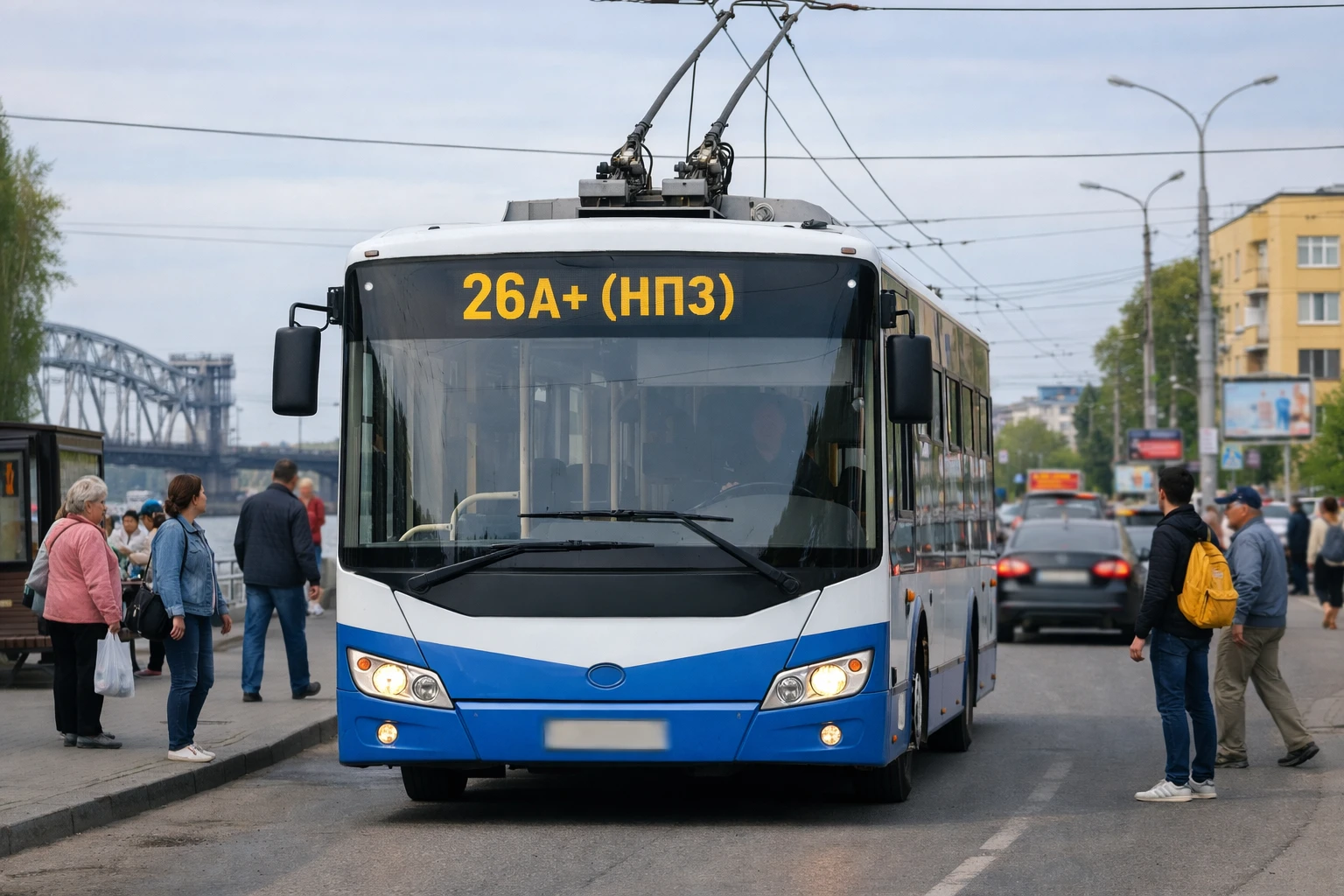 Тролейбус 26А+(НПЗ) Кременчук