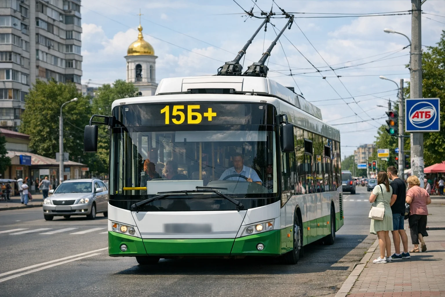 Тролейбус 15Б+ Кременчук
