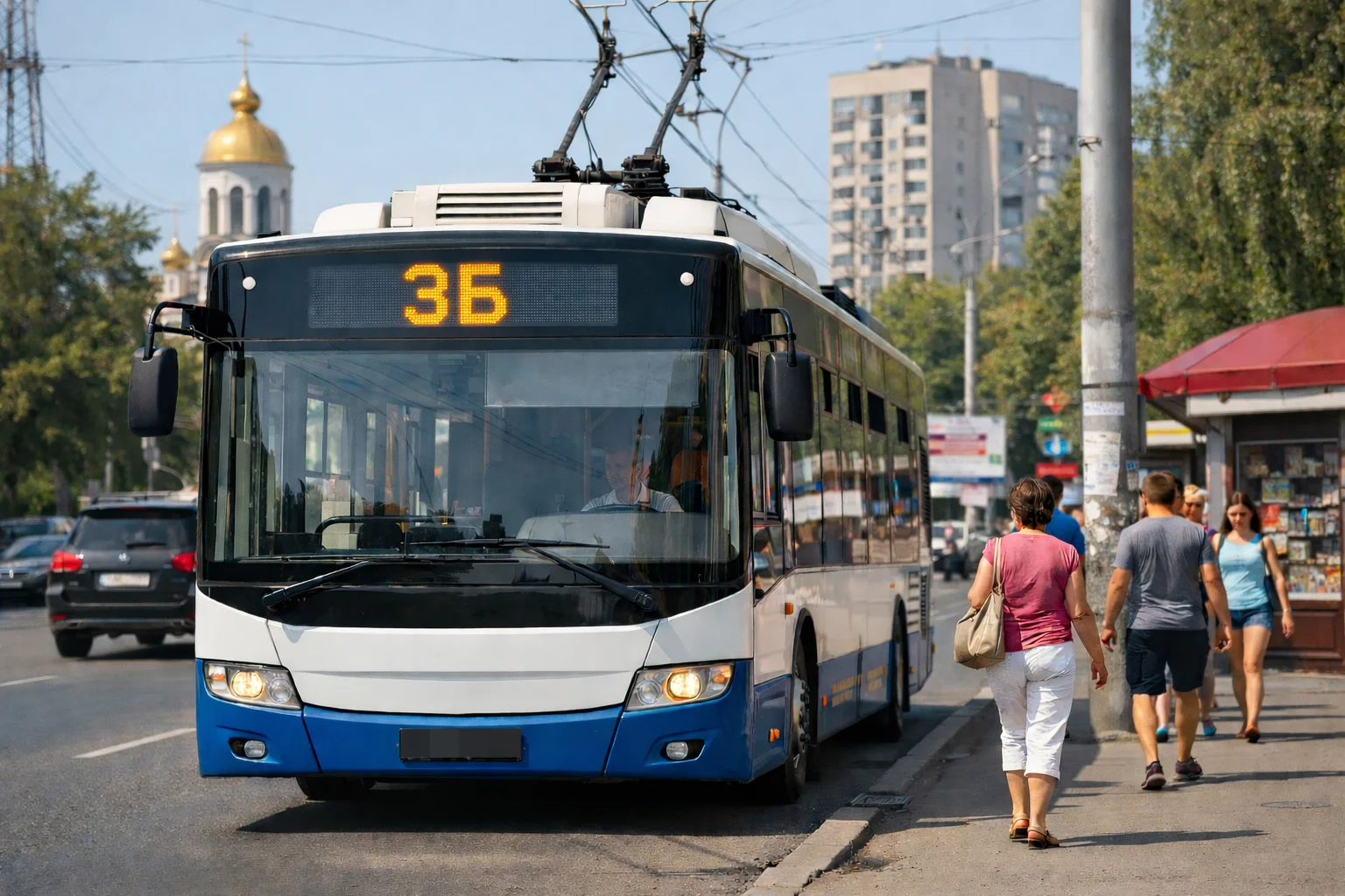Тролейбус 3Б Кременчук