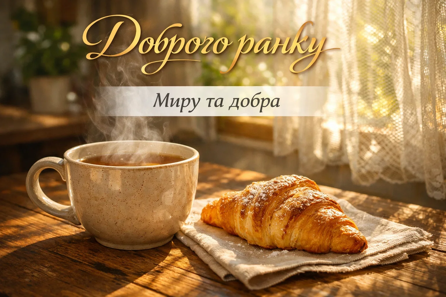 Листівки доброго ранку: підбірка душевних картинок та найкращих побажань для гарного дня