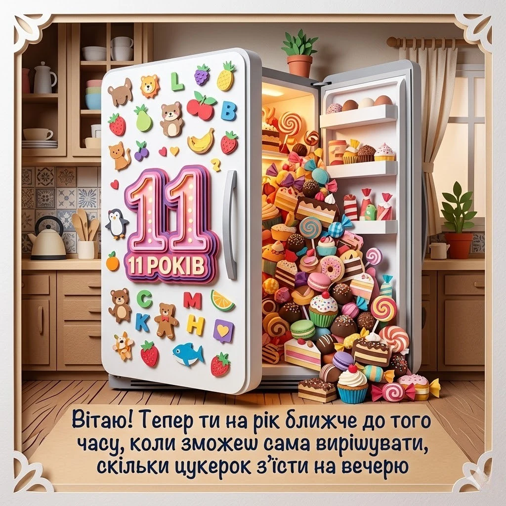 Найтепліші привітання з 11-річчям для доньки у віршах та прозі