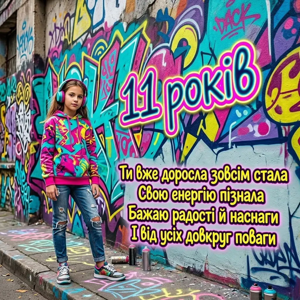 Найтепліші привітання з 11-річчям для доньки у віршах та прозі