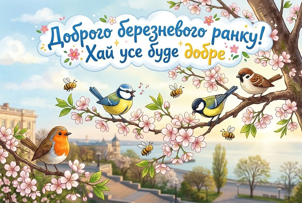 Доброго березневого ранку: душевні картинки та найкращі побажання для весняного настрою