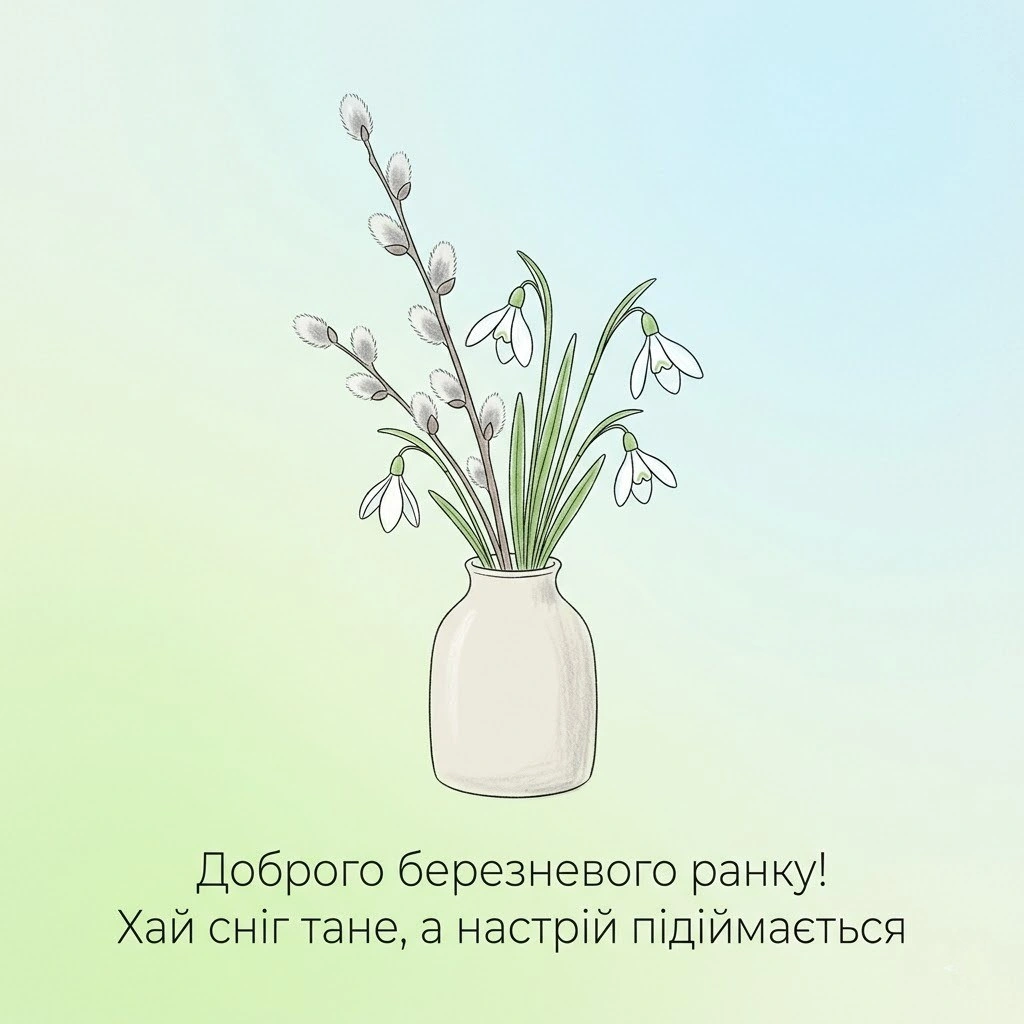 Доброго березневого ранку: душевні картинки та найкращі побажання для весняного настрою
