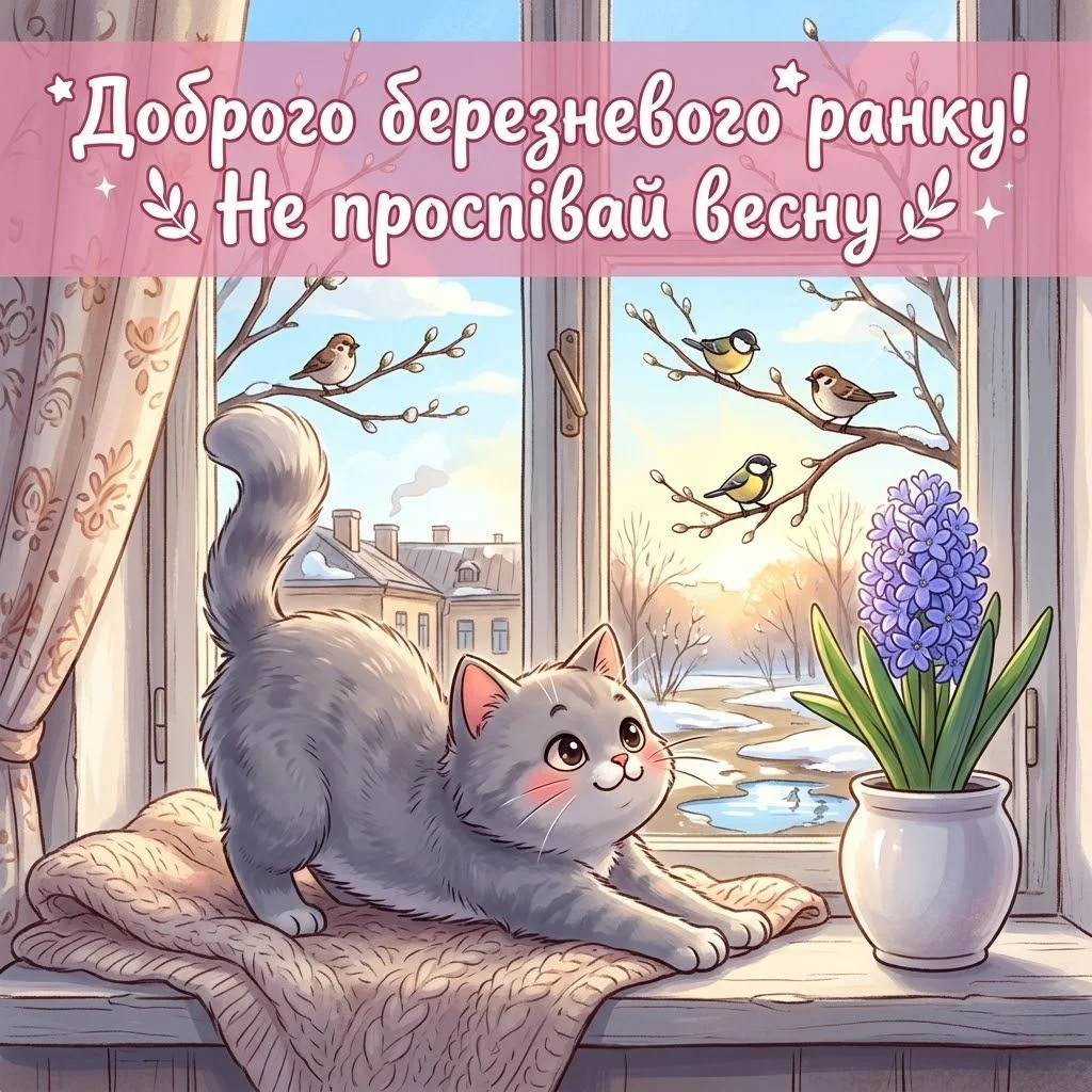 Доброго березневого ранку: душевні картинки та найкращі побажання для весняного настрою