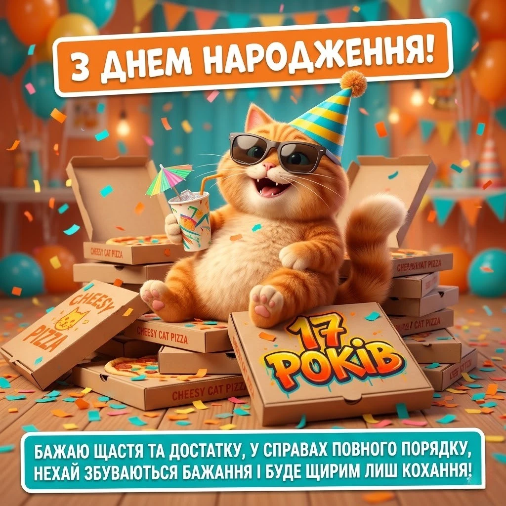 З днем народження, 17 років! Оригінальні та натхненні вітання для дівчини