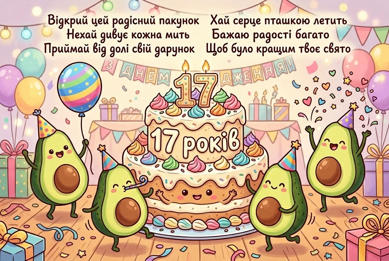 З днем народження, 17 років! Оригінальні та натхненні вітання для дівчини