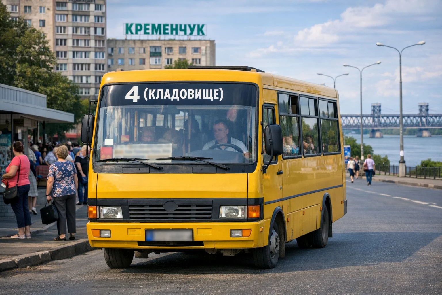 Маршрутка 4(кладовище) Кременчук