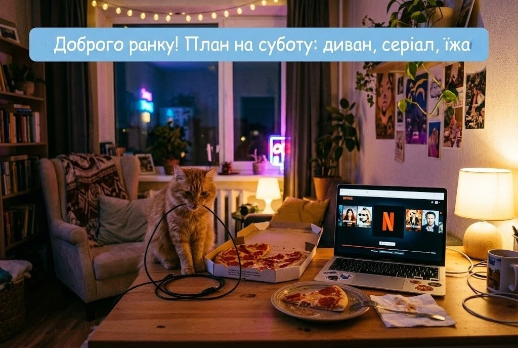 Картинки доброго суботнього ранку: душевні привітання та красиві листівки для затишних вихідних