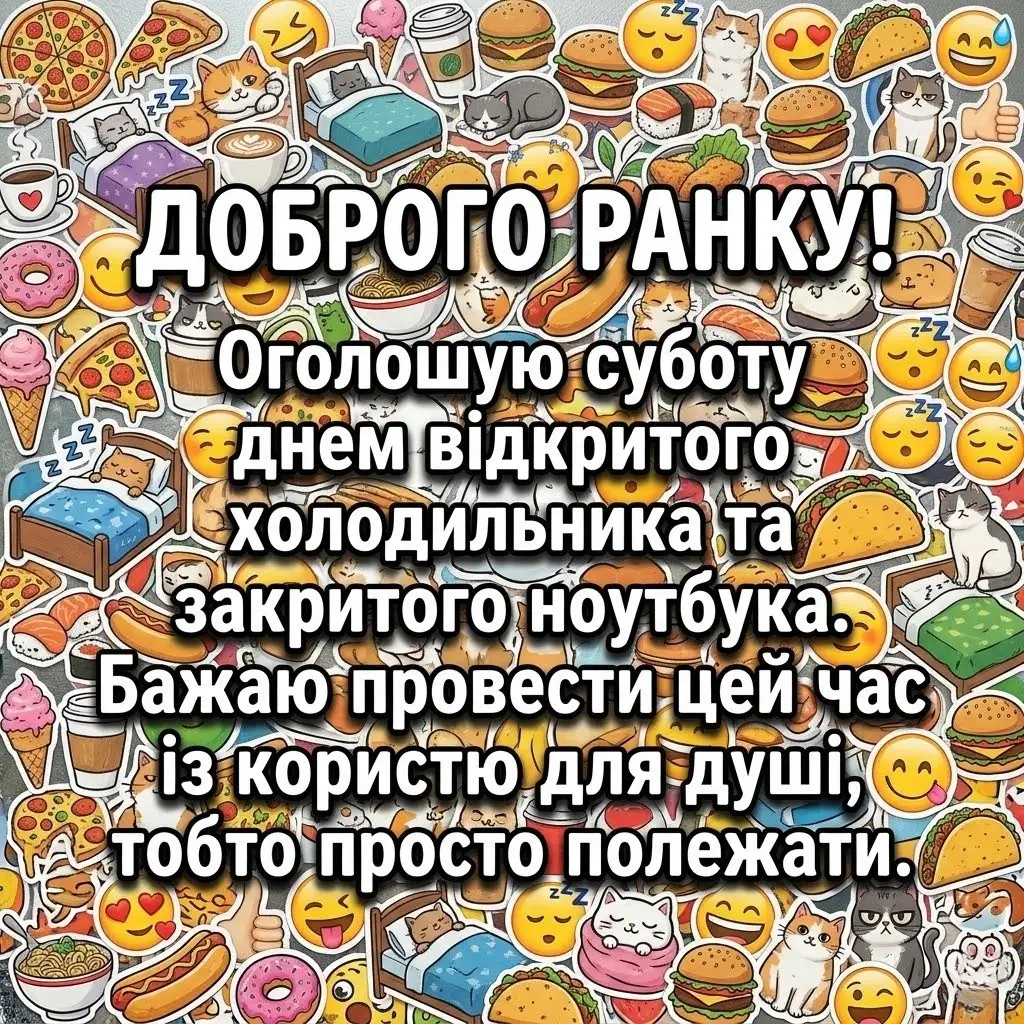 Картинки доброго суботнього ранку: душевні привітання та красиві листівки для затишних вихідних