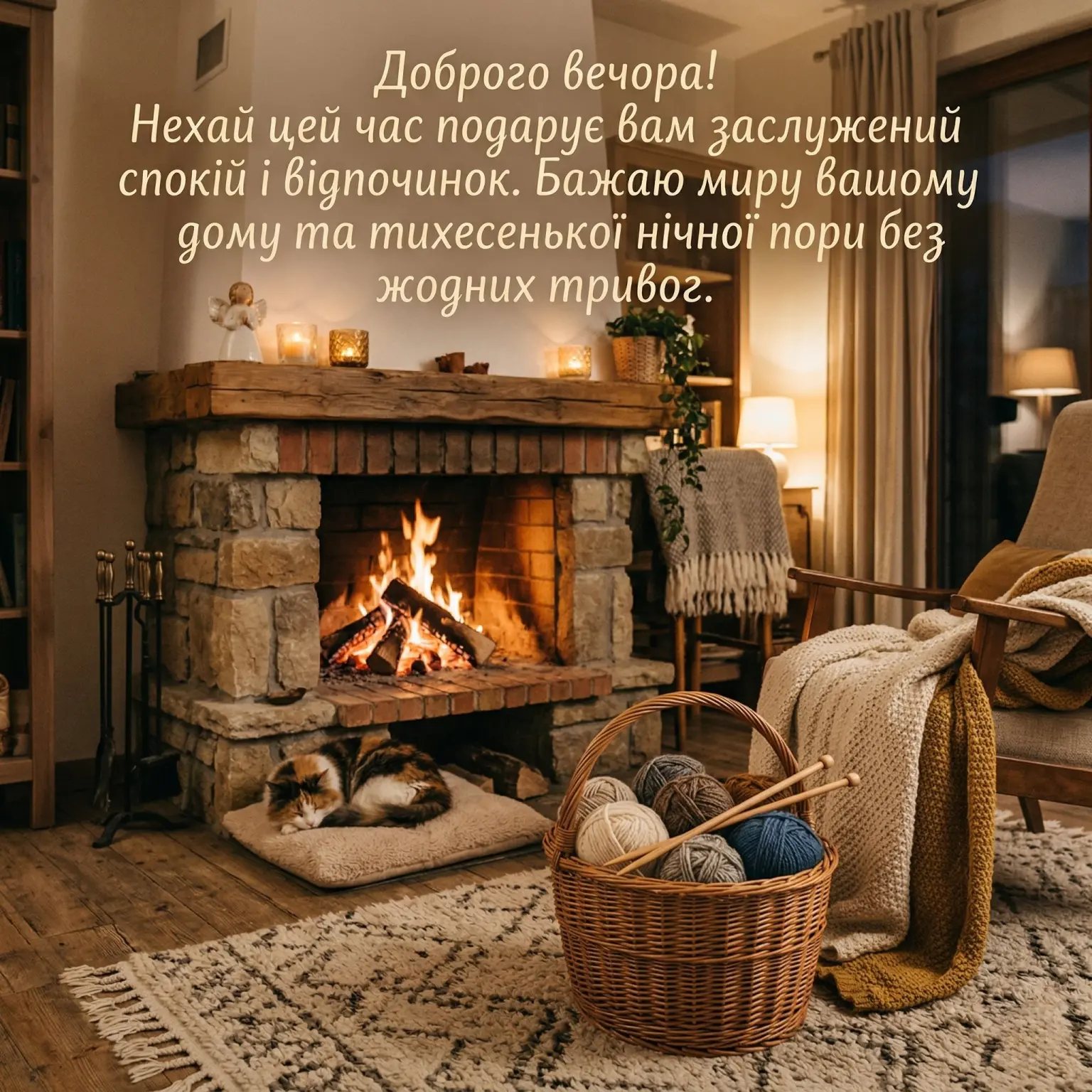 Доброго вечора і тихої мирної ночі: душевні картинки та найтепліші побажання для затишку