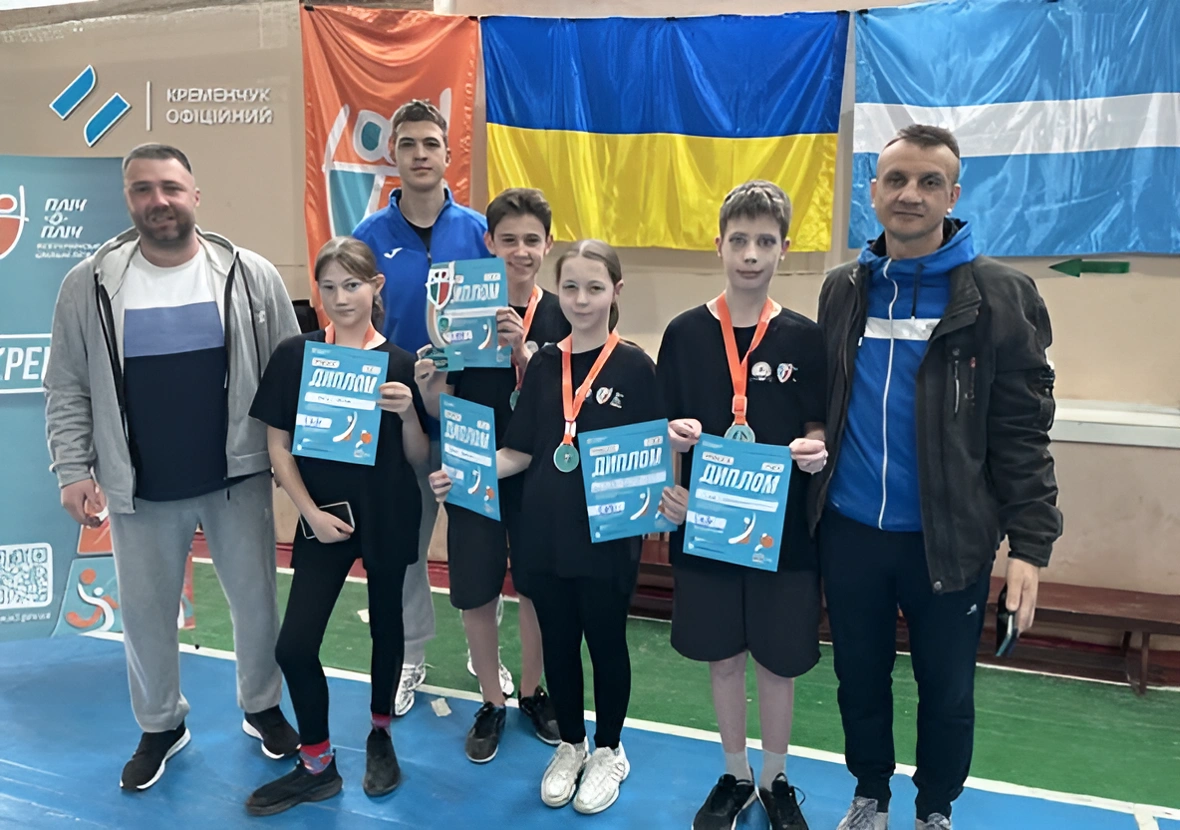 Шкільні ліги у Кременчуці: визначено найкращих майстрів настільного тенісу