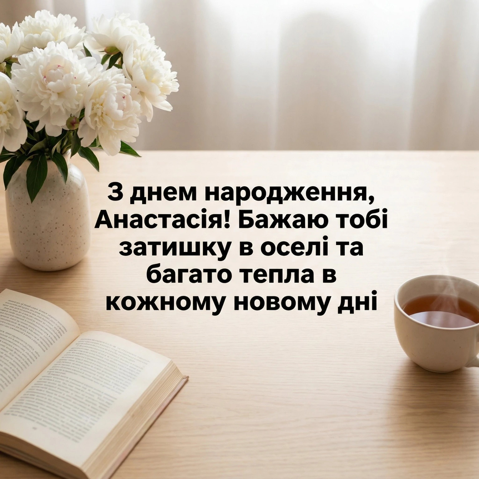 Анастасіє, вітаю! 25+ ідей для незабутнього привітання зі святом